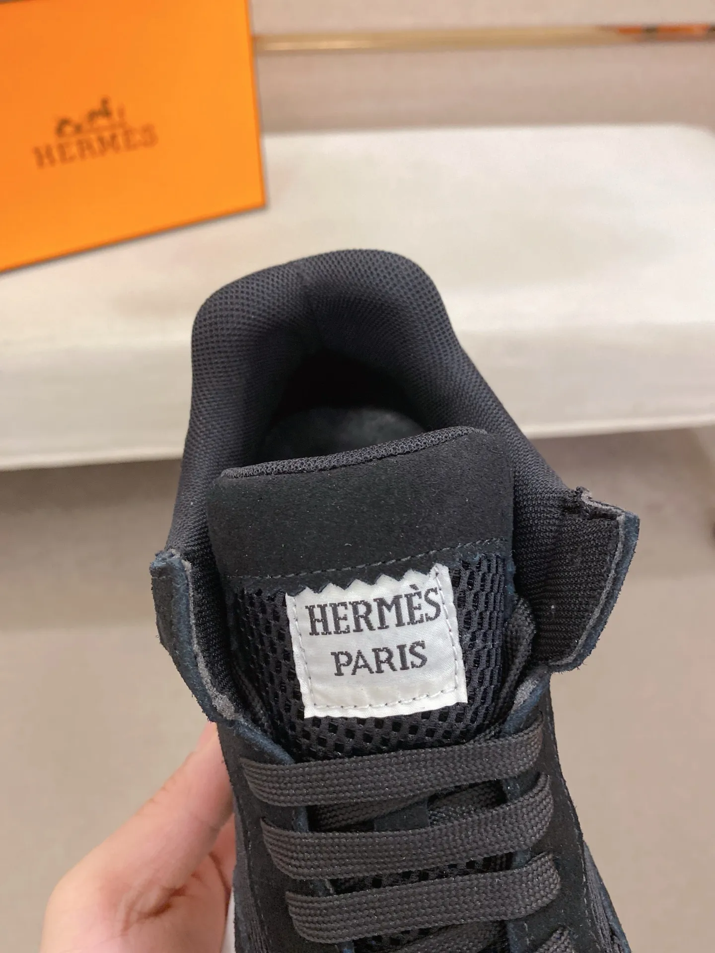 Men's clothing and shoes💰: 420💰《HERMES》【Classic Original Version】Hermès; Top 🔝 Purchasing Agency 🔍🔍Latest 🇺🇸Sold simultaneously at counters, original imported from Italy ▲▲ suede cowhide Equipped with breathable mesh ▲▲Exquisite workmanship (breathable mesh imported from Italy) sole: original sole provided by the original factory, ⚠️exclusive double-layer activity·TPR·rubber·combined molded outsole; Code number: 38-44